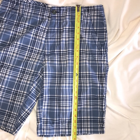 Aeropostale men’s plaid blue short pants size 32 - Picture 6 of 7